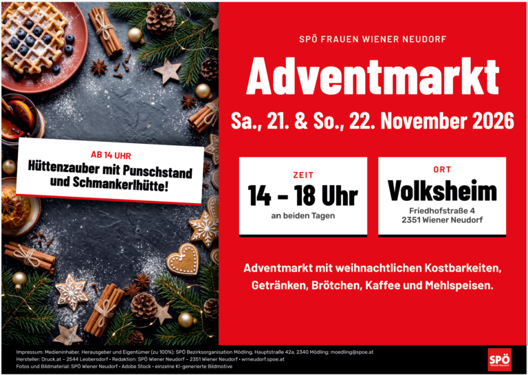 Adventmarkt SPÖ Wiener Neudorf