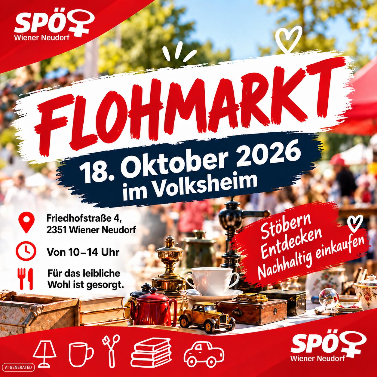 Flohmarkt im Volksheim